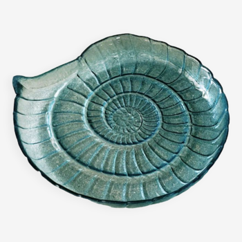 Serving dish in glass, shell.