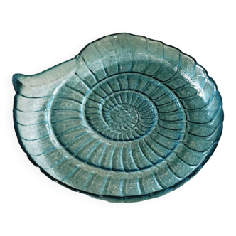 Serving dish in glass, shell.