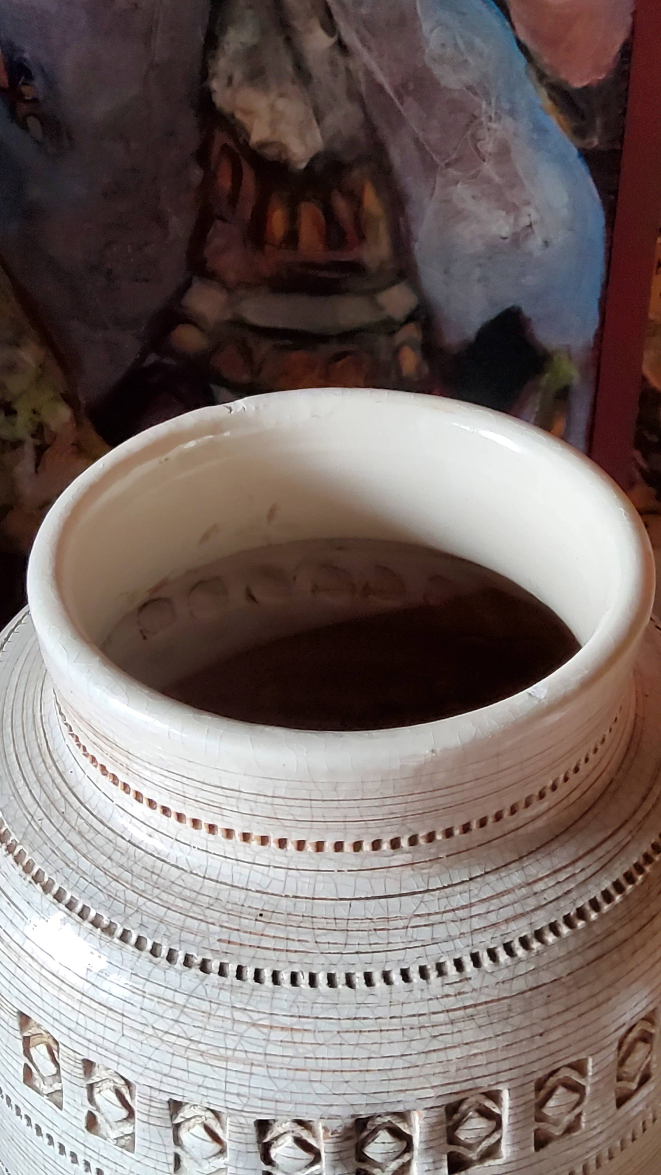 Ceramic vase by Aldo Londi for Bitossi 30cm 1950