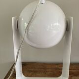 Vintage Table Lamp White Space Age Look Massive 90's design