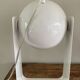 Vintage Table Lamp White Space Age Look Massive 90's design