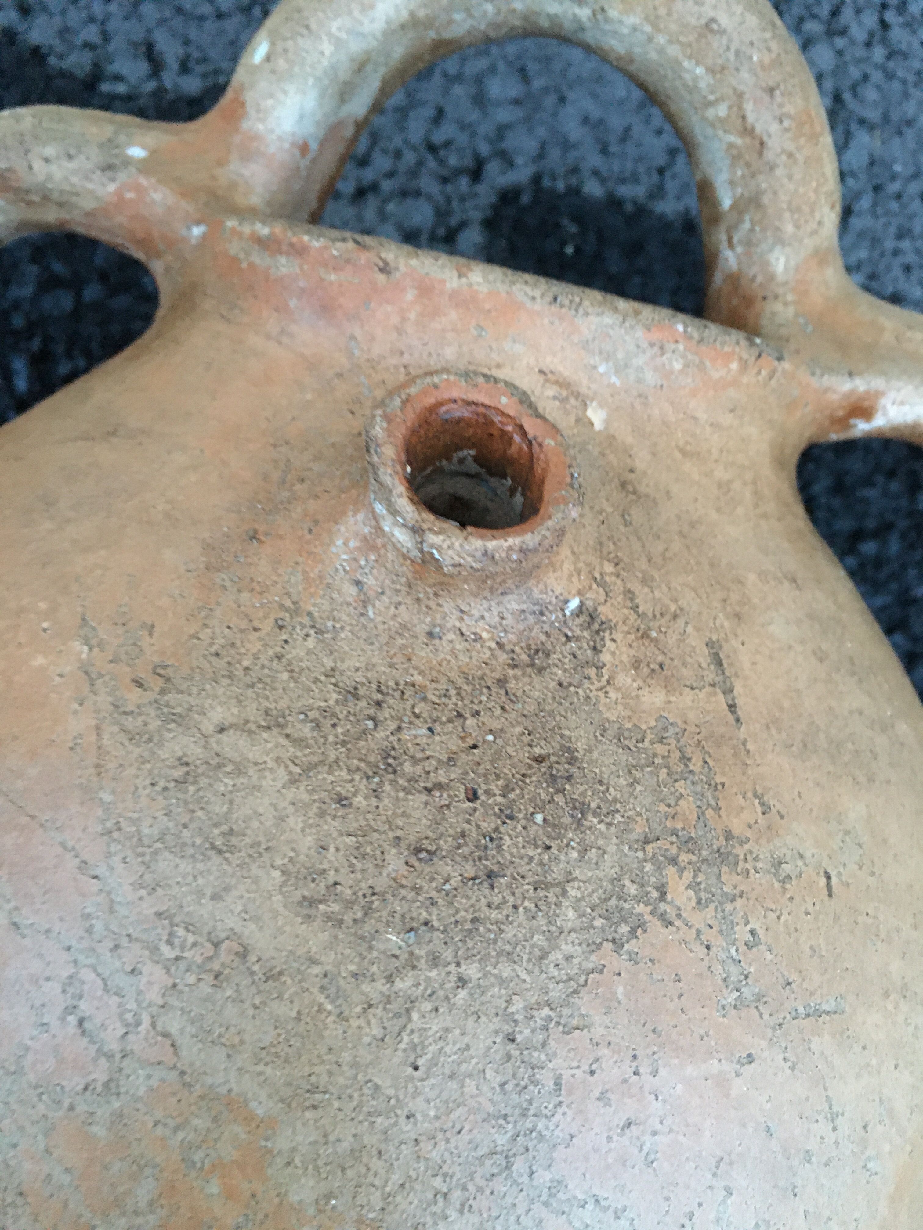 Terracotta oil jar