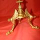 pair of bronze candelabra with 4 candle holders from the late 19th century