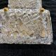 Barovier pair of glass wall light golden structure