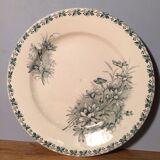 Trio of plates green tones