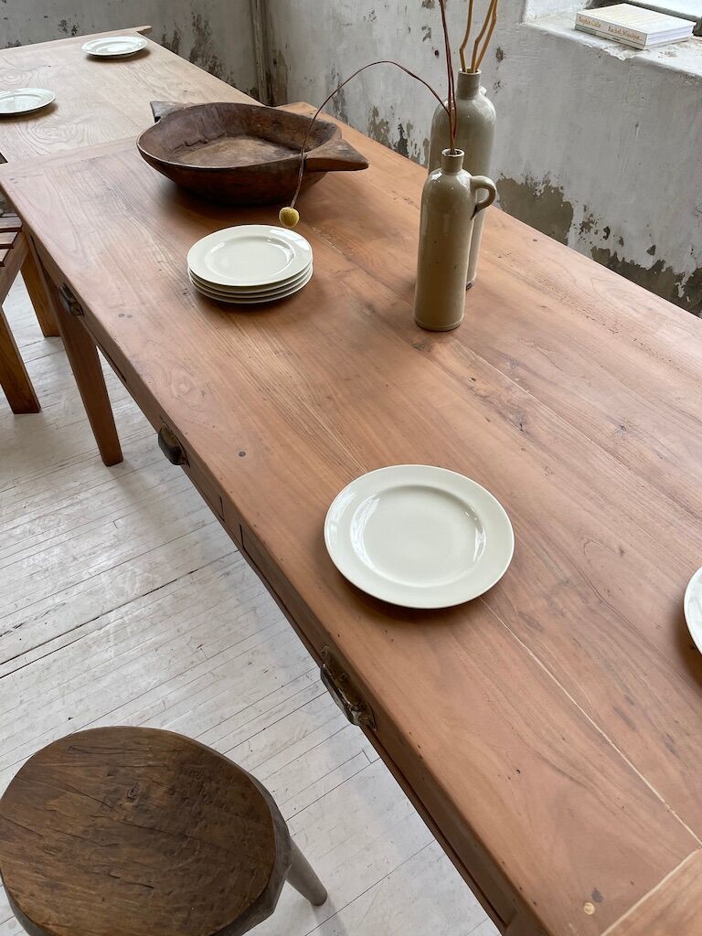 Cherry farm table - oak 2m60