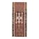 Vintage Turkish Oushak handmade wool cotton brown runner rug 168x395