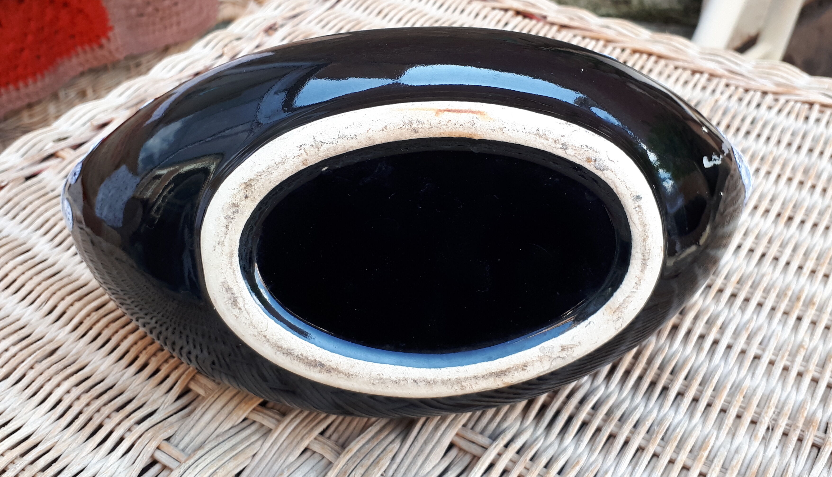 Flower vase style Fat Lava Vallauris