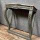 Curved console table from the Napoleon III period in lacquered wood circa 1880