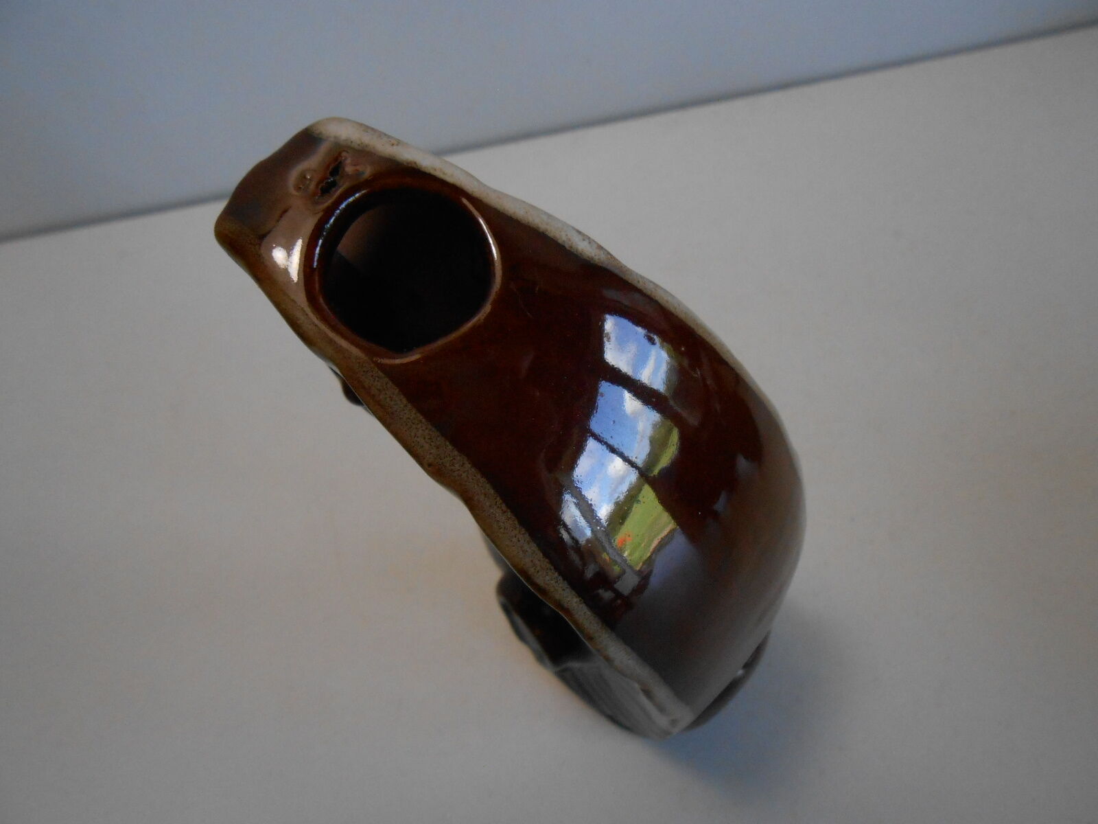 Vase soliflore au cygne