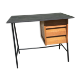 Bureau vintage bois et métal