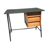 Bureau vintage bois et métal