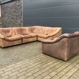 De Sede Ds46 Modulair 5mm Buffel leather NECK Cognac Bruin