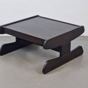 Postmodern Architectural Wooden Coffee Table, Germany, 1970s