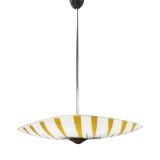 Parasol ceiling lamp in the Brussels style, Napako Czechoslovakia 1960s.