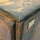 Workshop furniture made of oak and brass.