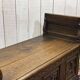 Breton bank chest from the early 20th century in oak and chestnut.