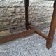 Extendable oak farmhouse table