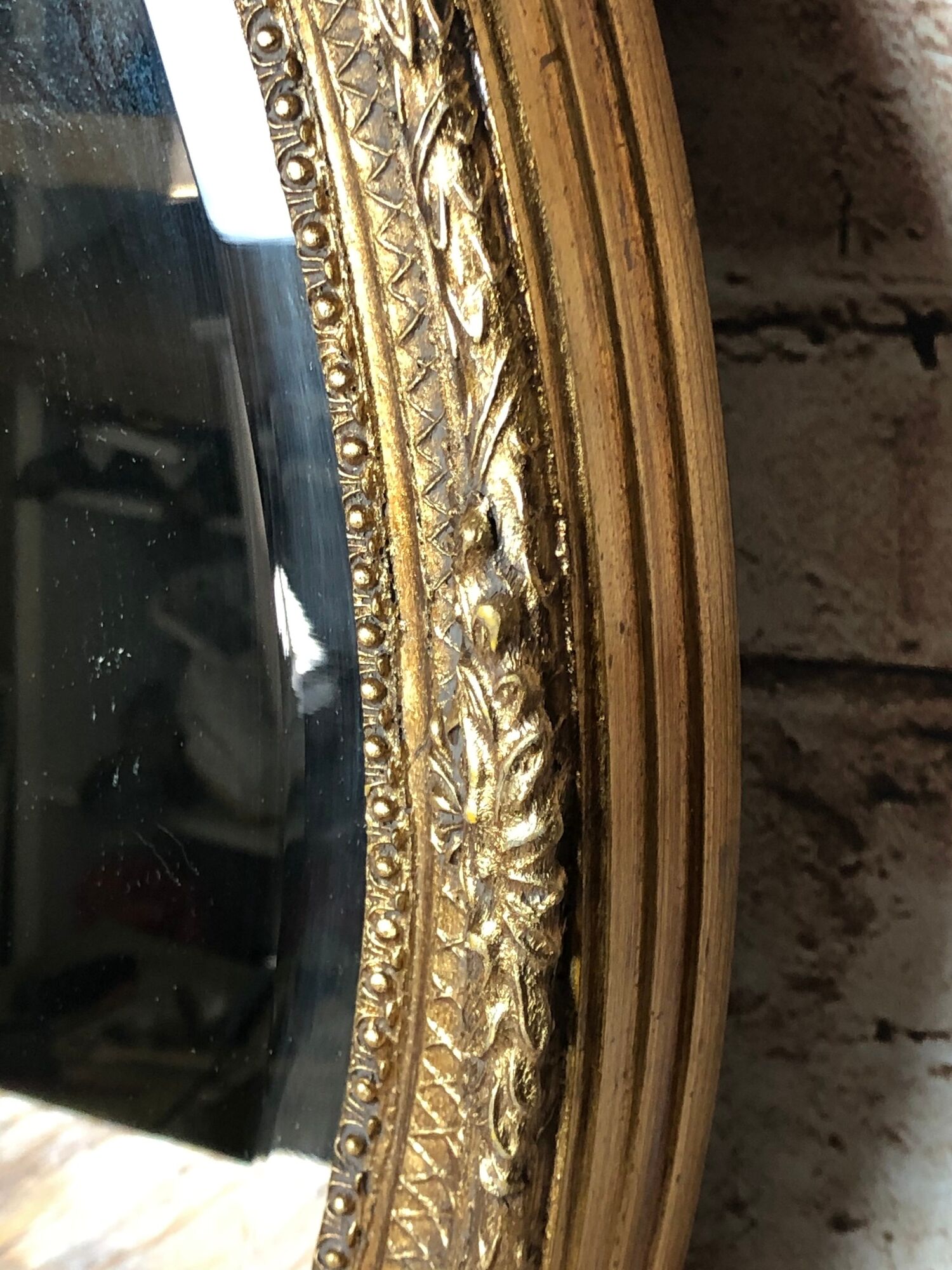 Louis XVI style oval mirror 80