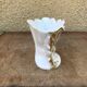 Former Vase De Marié Porcelain Blanche - Vintage Gilding