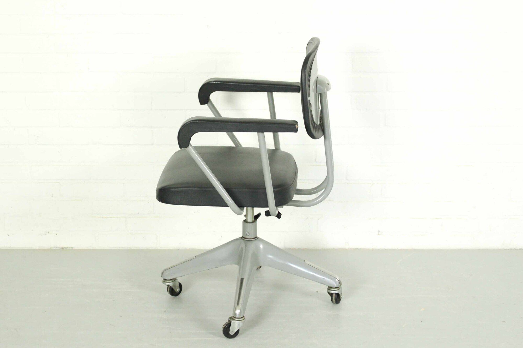 Japanese Industrial Office Desk Chair by Takashi Okamura, 1970s