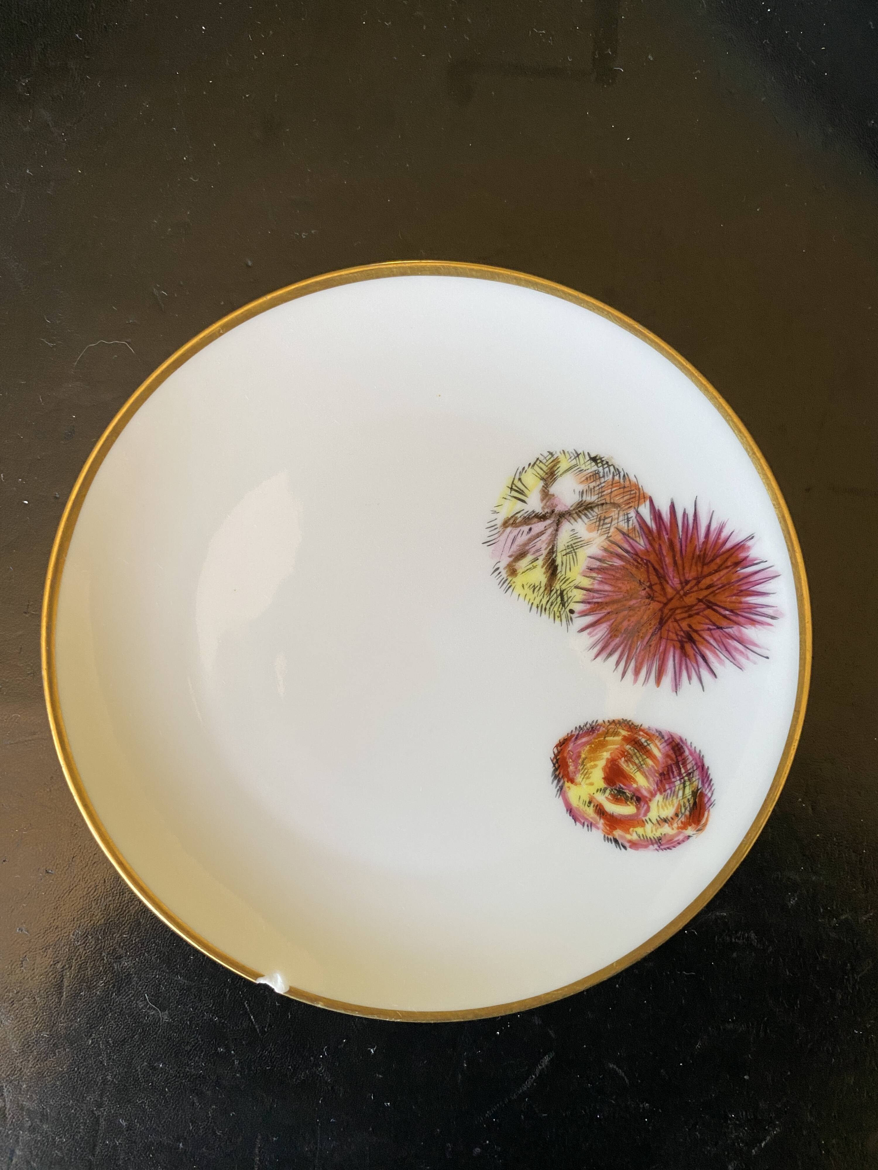 Service de table "Grand Large" Le Tallec Paris – Porcelaine peinte main
