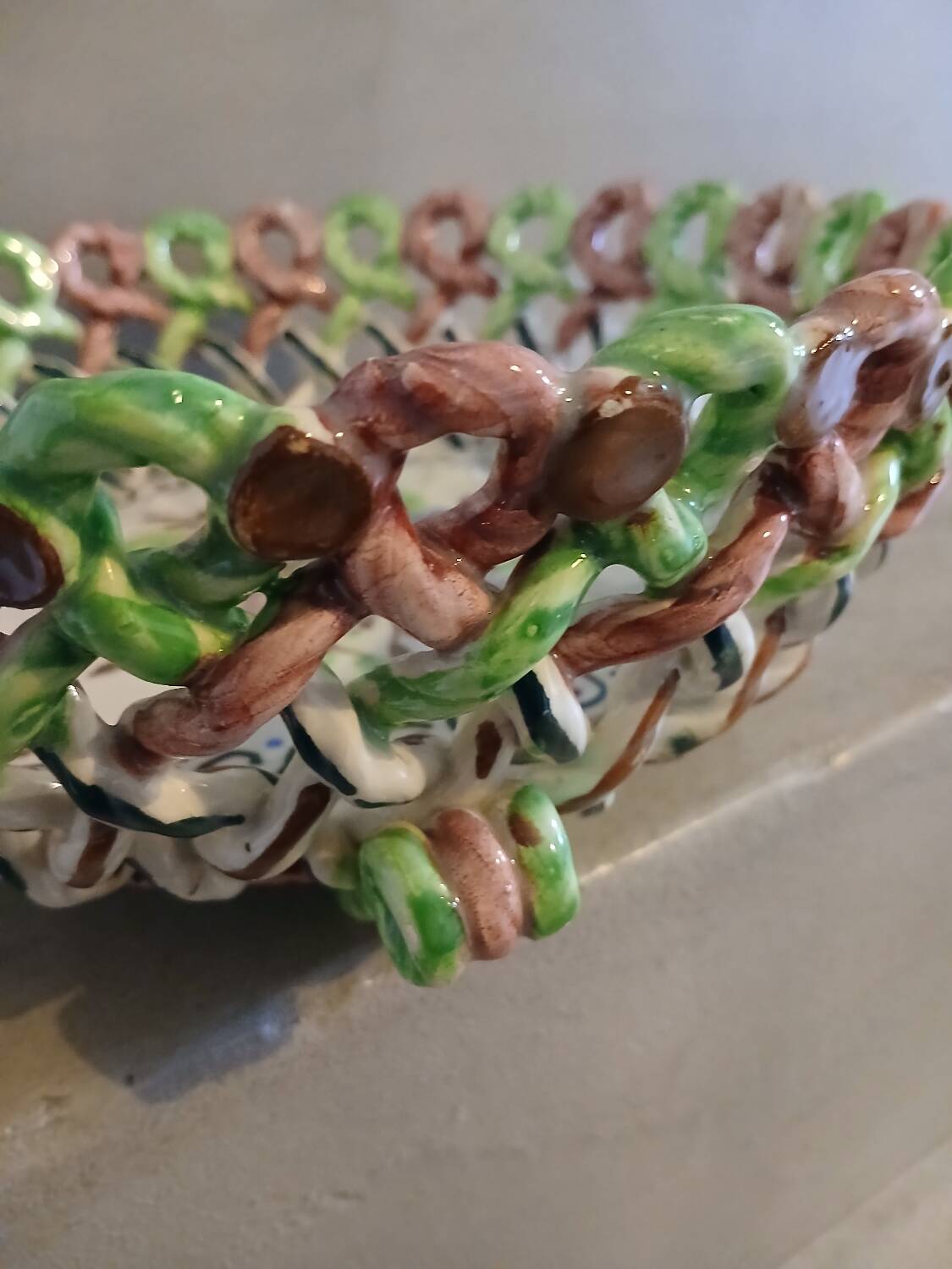 Vintage Spanish ceramic bowl