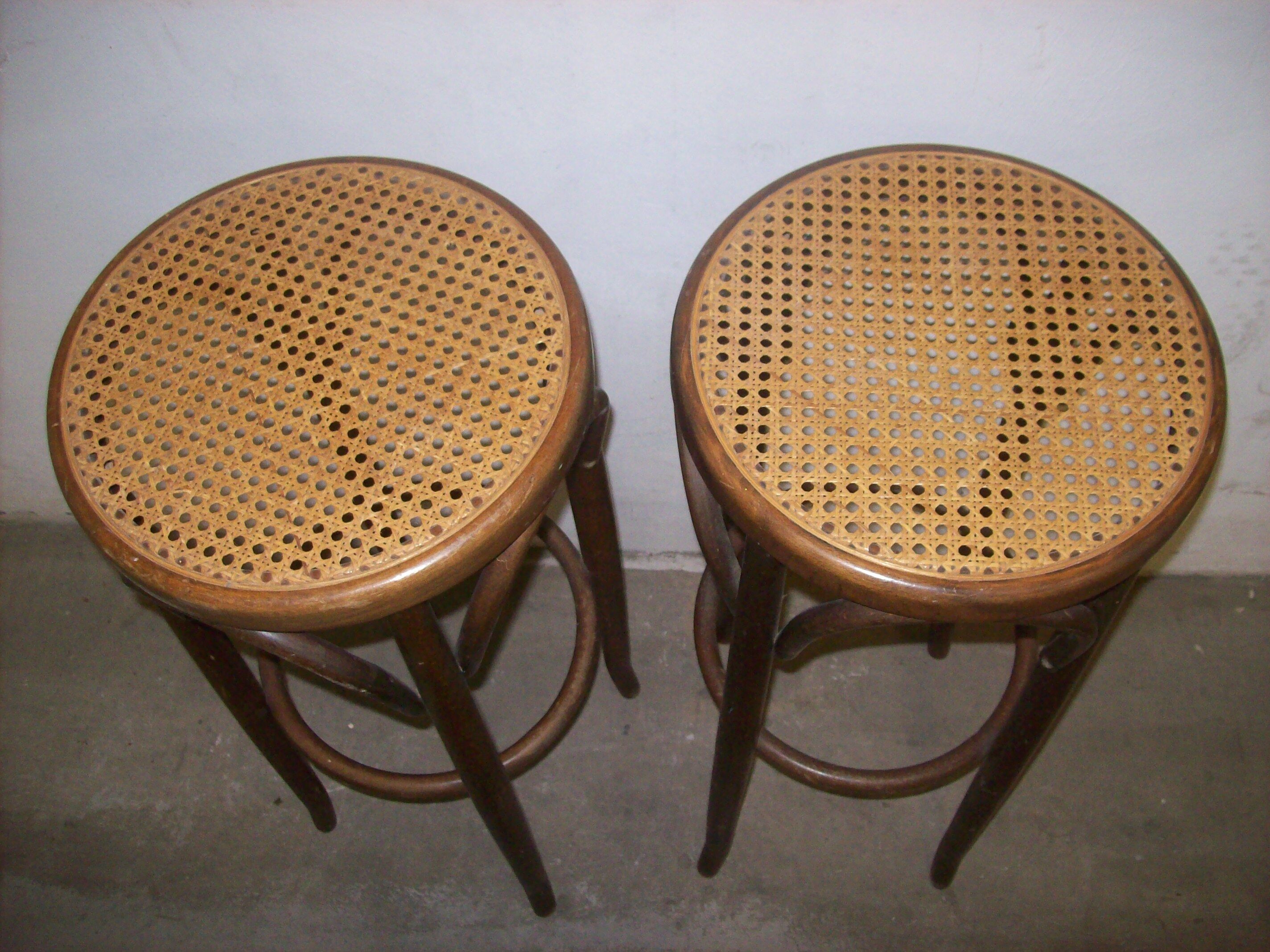 Pair of old bar stools