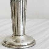 Small vintage soliflore in patinated light metal