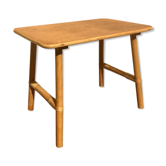 Vintage bamboo / rattan coffee table