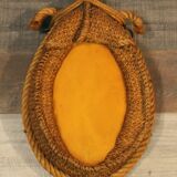Miroir corde "Licol" 1950s 65x37cm