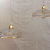 Vintage opaline suspension duo