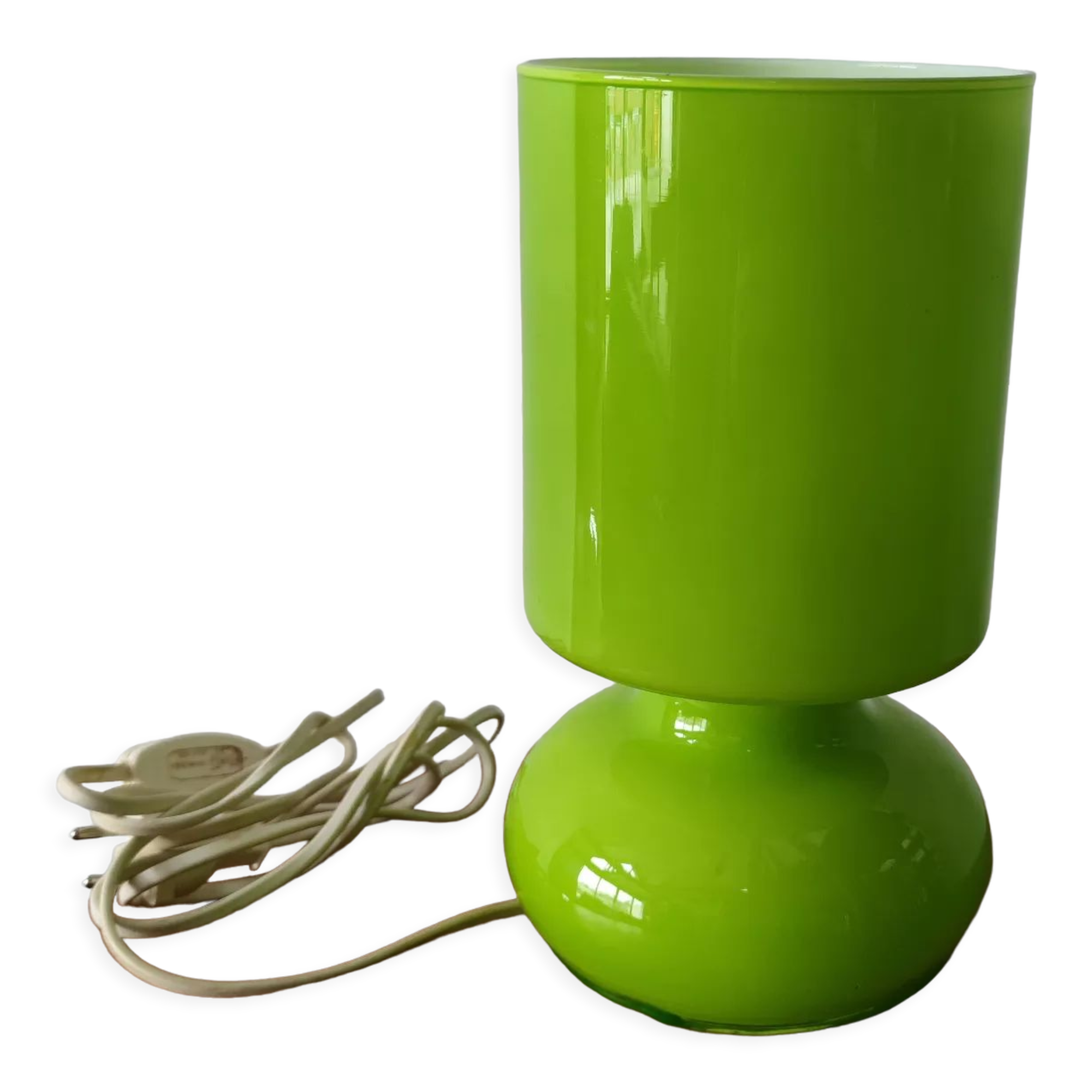 Lampe en verre vintage