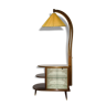Vintage Art Deco Minibar with Lamp