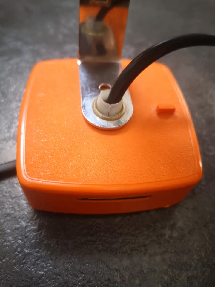 Wall spot wall lamp Italian orange ceiling lamp vintage 100%70 Targetti Sankey