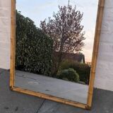 Miroir en rotin 1960