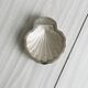 Shell-shaped jewelry holder or butter dish