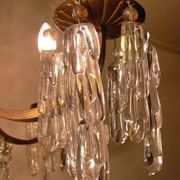 Chandelier, crystal bronze chandelier with dragon heads