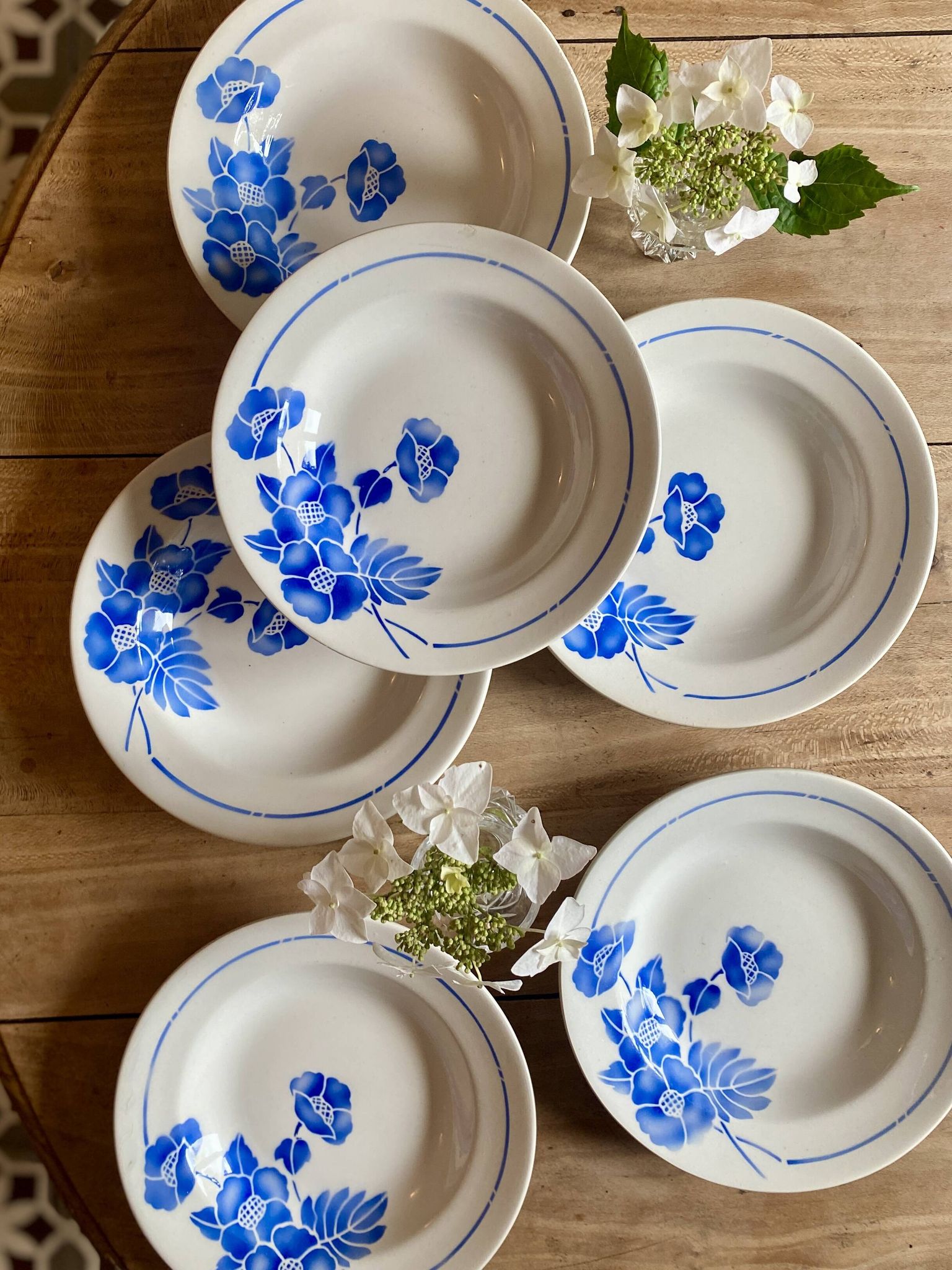 Set of 6 vintage soup plates model Edmond de Saint Amand - Moulin des Loups