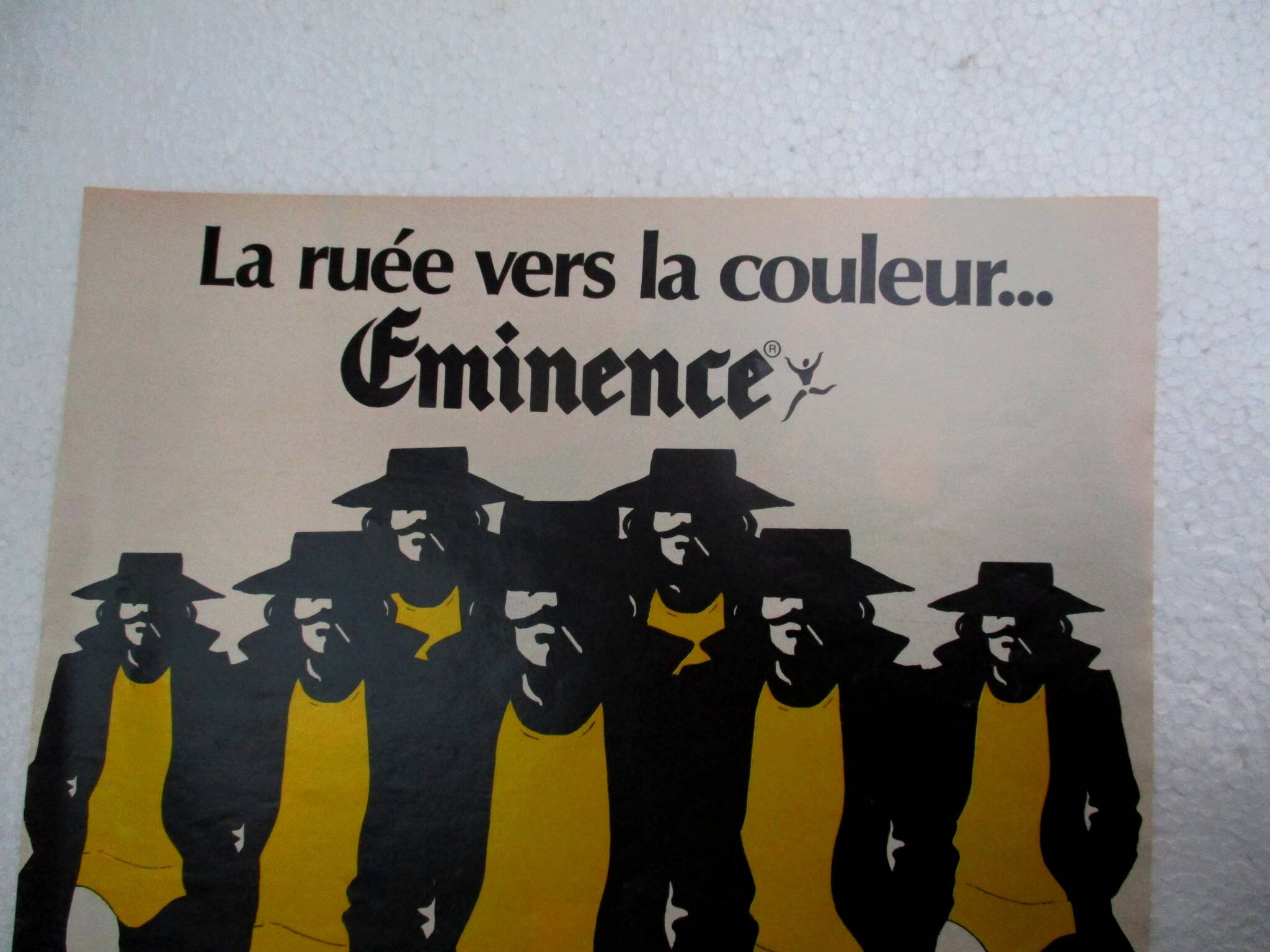 Eminence advertisement after René Gruau