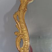 Old mirror frame gilded wood decoration shells and rinses Louis XV style 58x42 cm SB