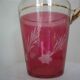 Large blown glass carafe vase