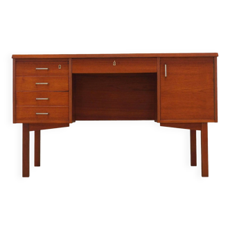 Teak desk, Danish design, 1970s, production: Denmark