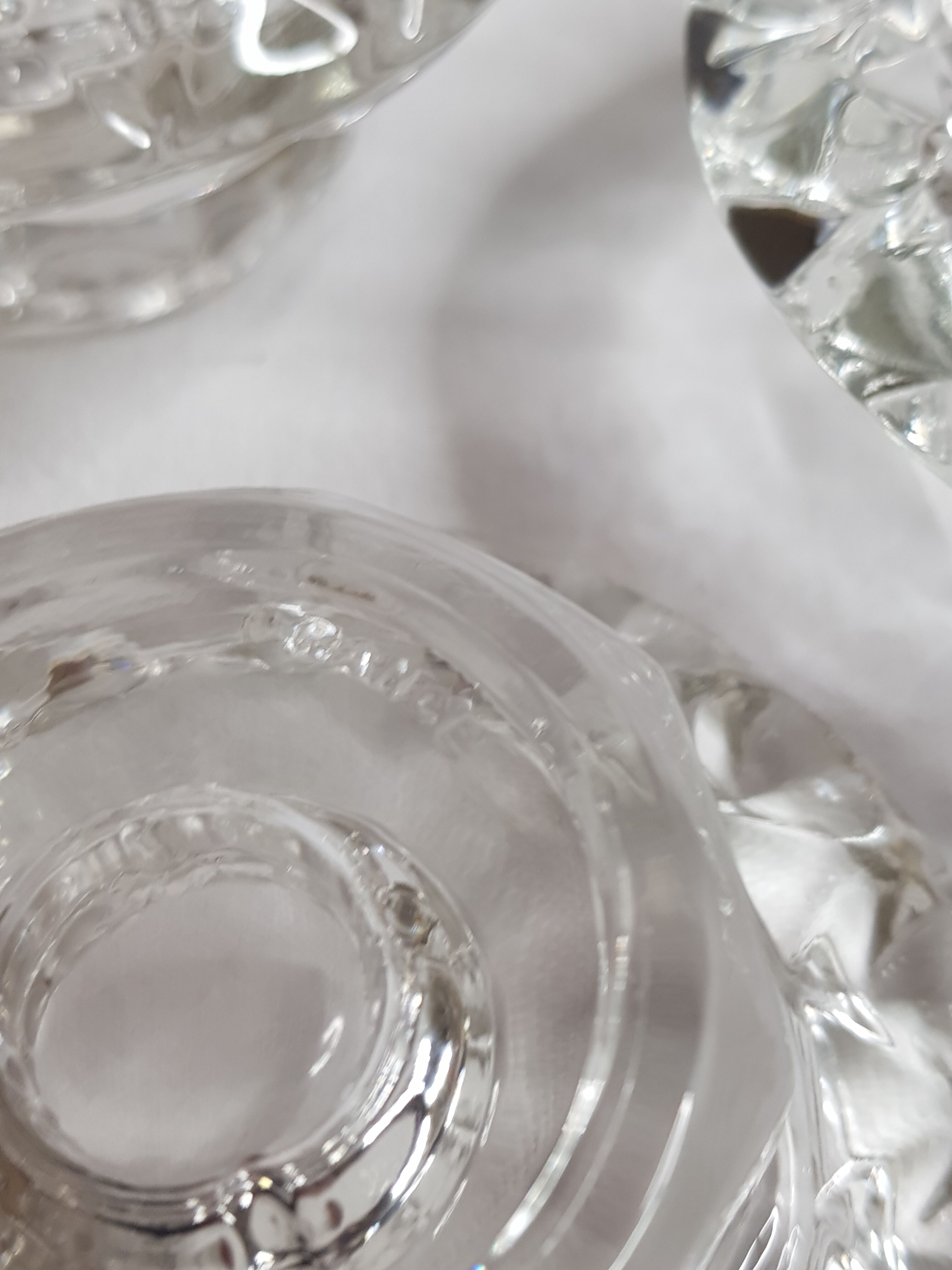 Set of three photophore, candlesticks