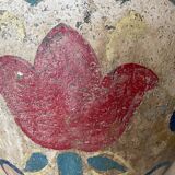 Polychrome decorated terracotta jar