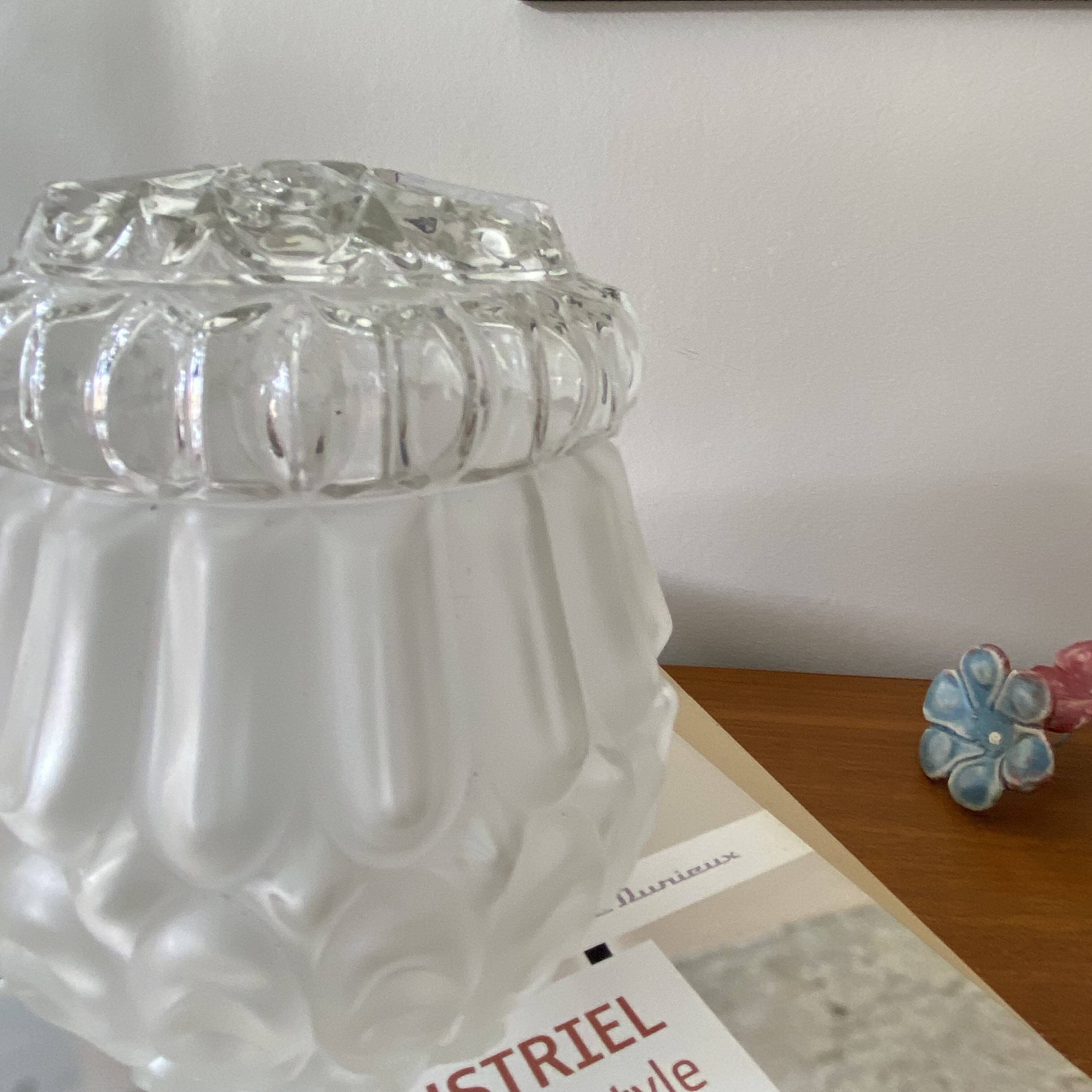 3 antique glass globes for wall lamp chandelier