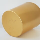 Vintage gold metal basket 1960