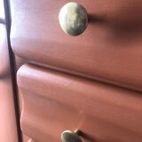 Terracotta vintage chest of drawers