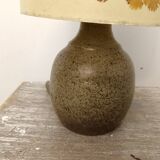 Ceramic floor lamp with Herbarium lampshade