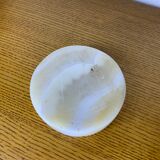 Vintage white marble ashtray